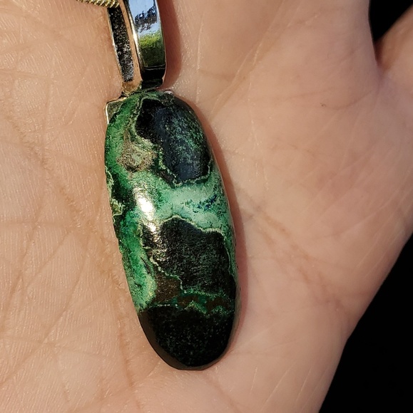 Jewelry - 💚 chrysocolla pendant silver 925 necklace